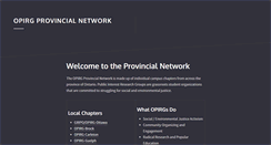 Desktop Screenshot of opirg.org